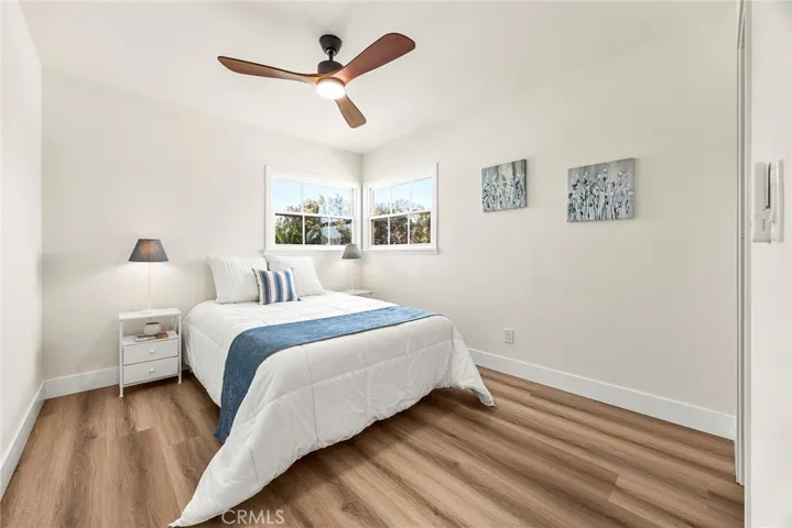 Comfortable bedroom #2 with ceiling fan