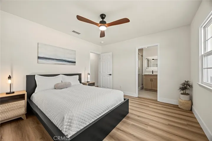 Peaceful primary suite retreat with direct access to its own ensuite bathroom
