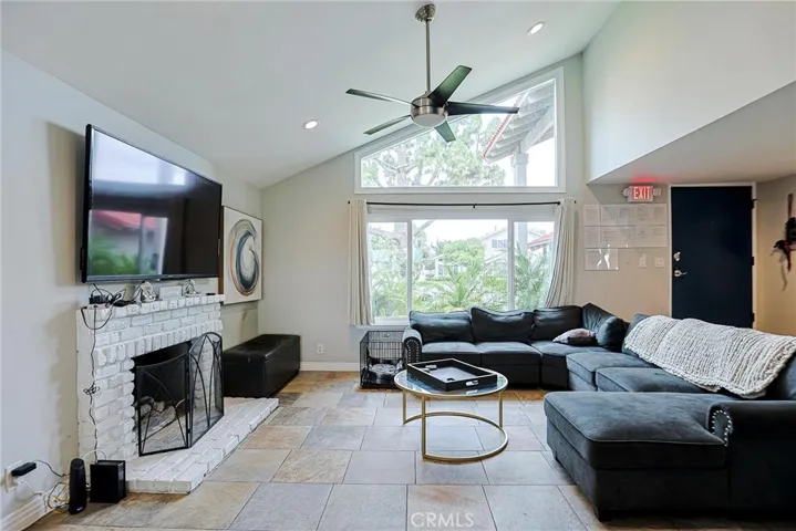 High ceilings and natural lighting