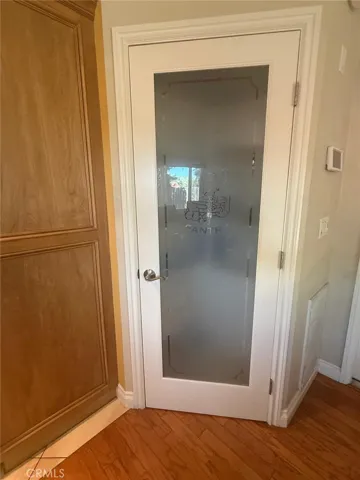 Separate pantry off the kitchen.