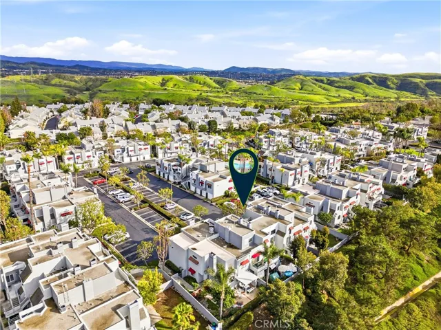 Aerial view showcasing the central Mission Viejo location.