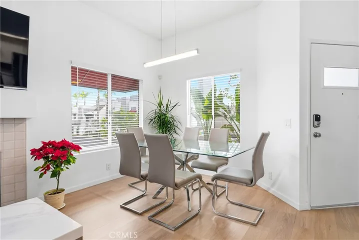 Dining area seamlessly connected to the living space.
