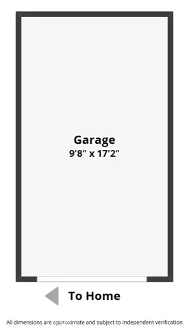 Garage floor plan.