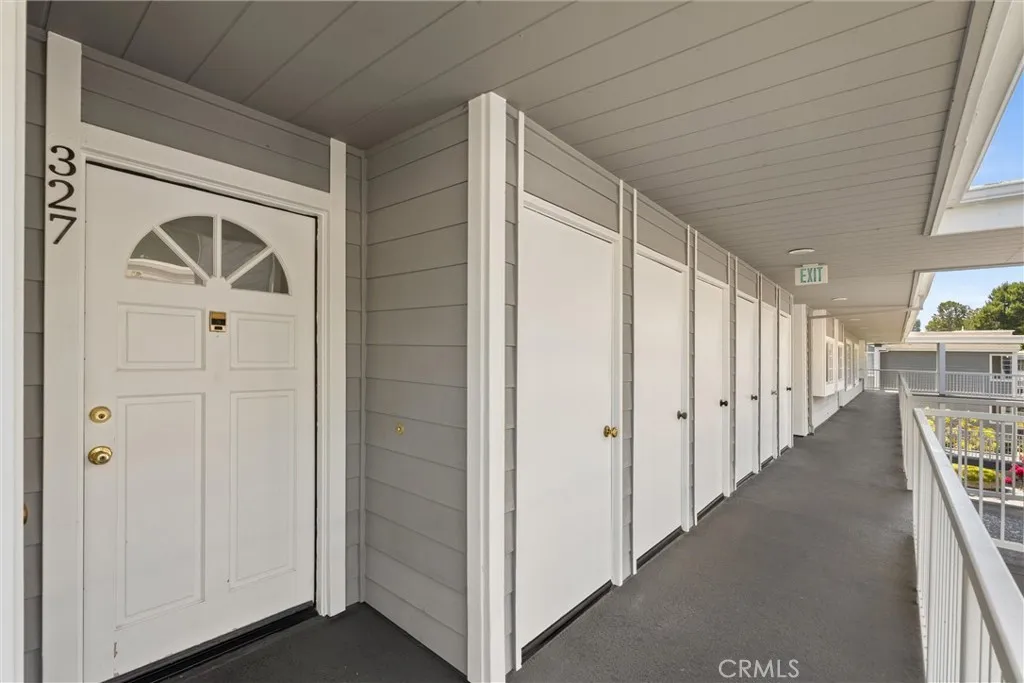 Storage closet right outside of the unit