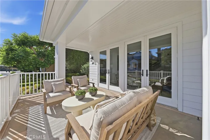 Charming covered front porch