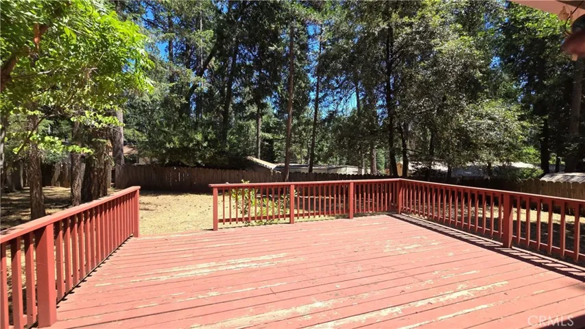 extra large back deck