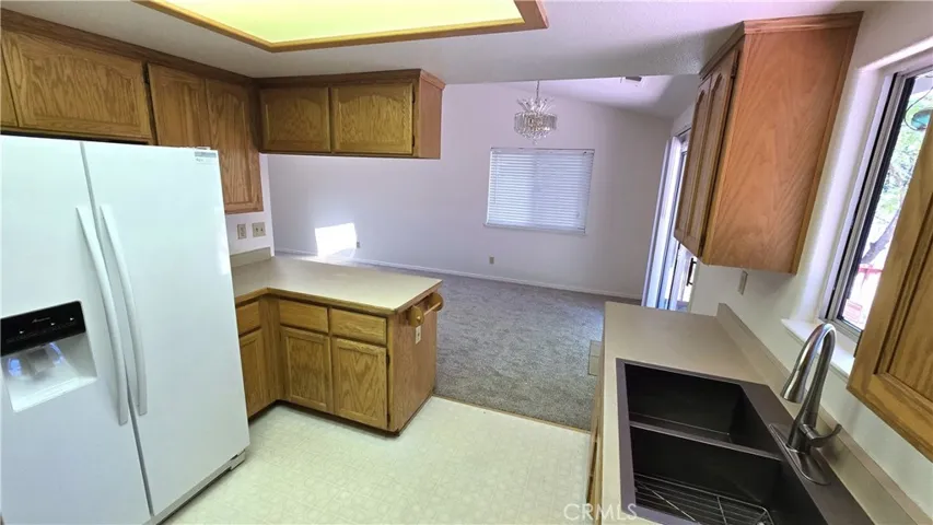 view back to dining room