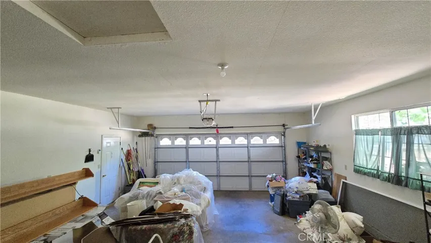 fully finished 2-car garage