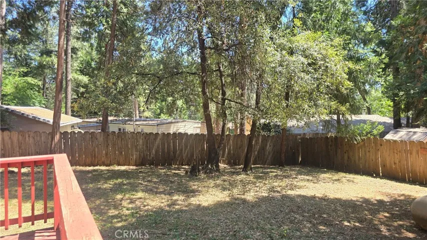 back yard right corner