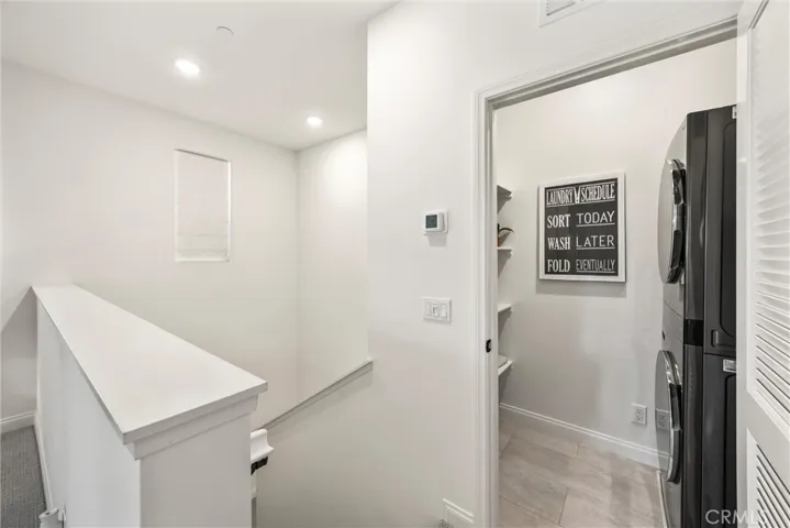 Laundry Room with shelving