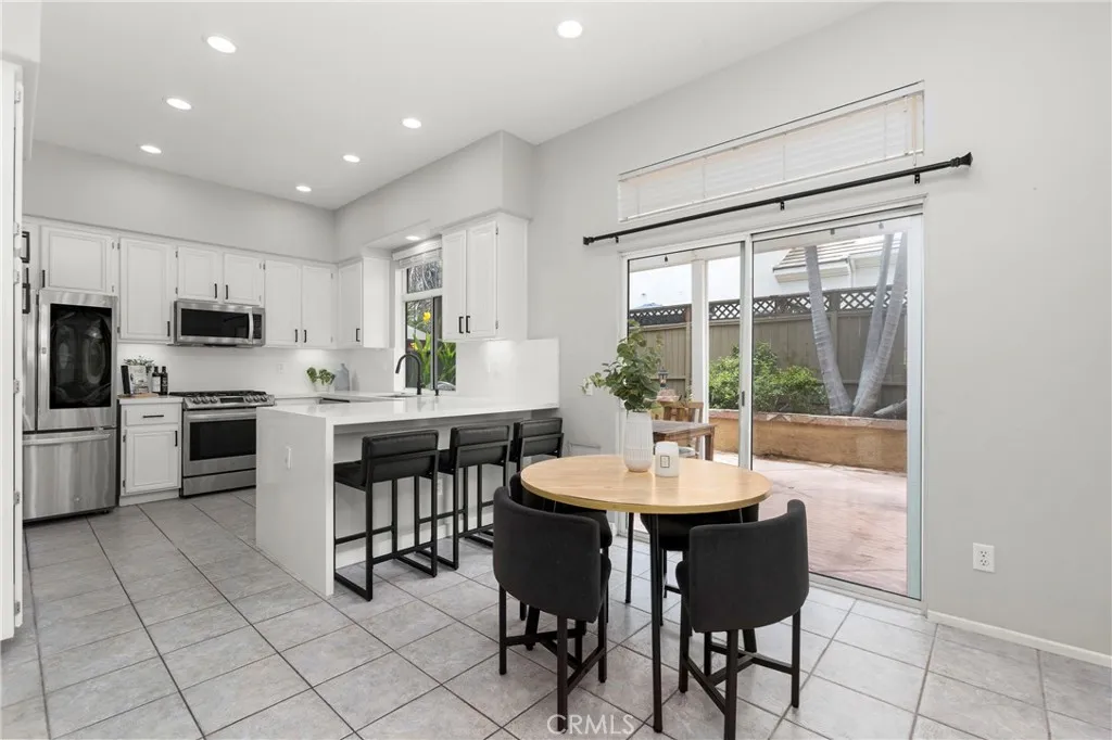 Newly remodeled kitchen with quartz countertops