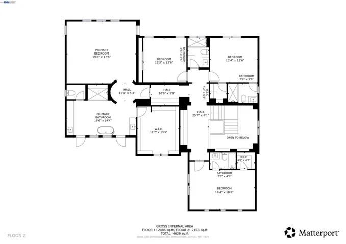 2nd Floor floorplan