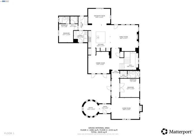 1st Floor floorplan