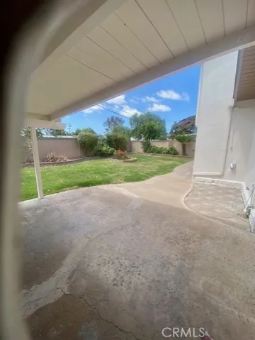 Covered Patio- Back Yard