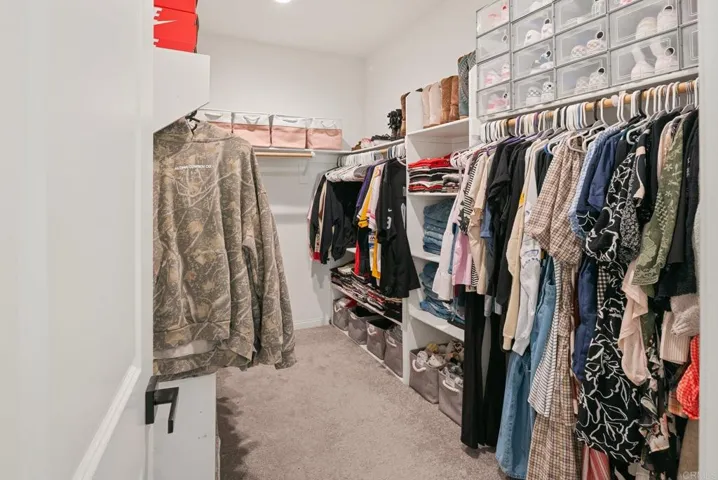 Primary Walk In Closet