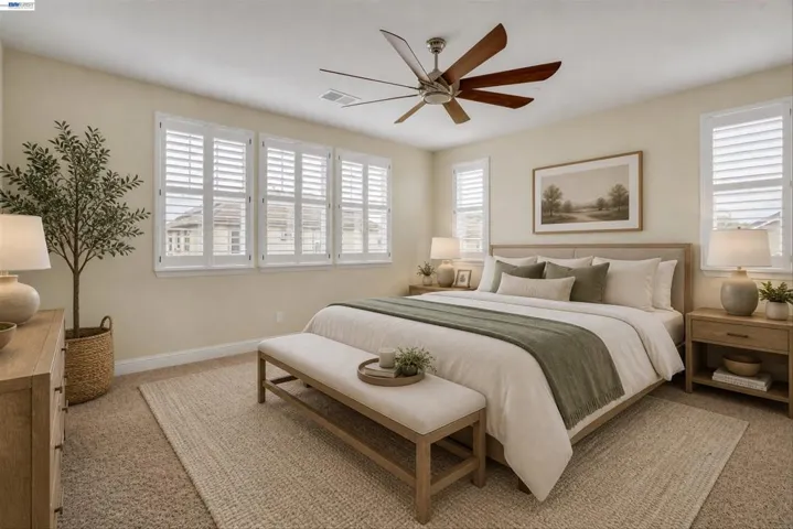 Virtual Staging Upstairs 2nd Bedroom