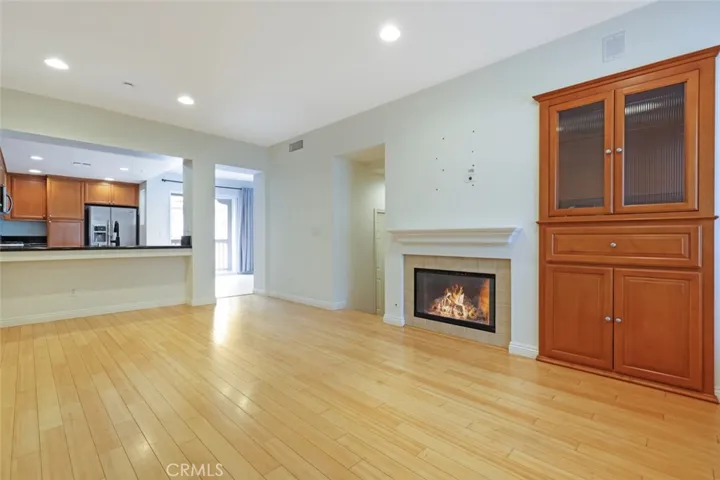 Family Room Open to Kitchen