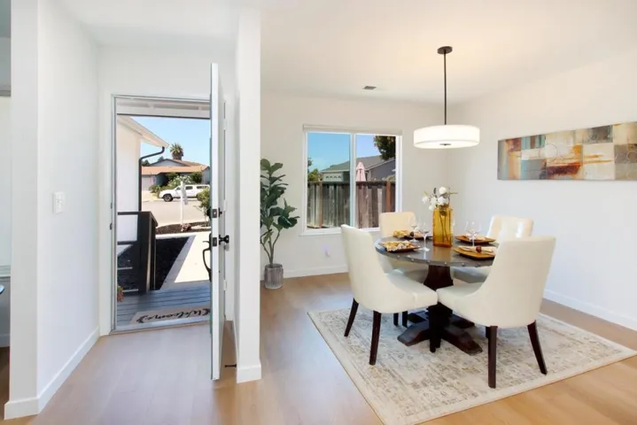 Front door opening