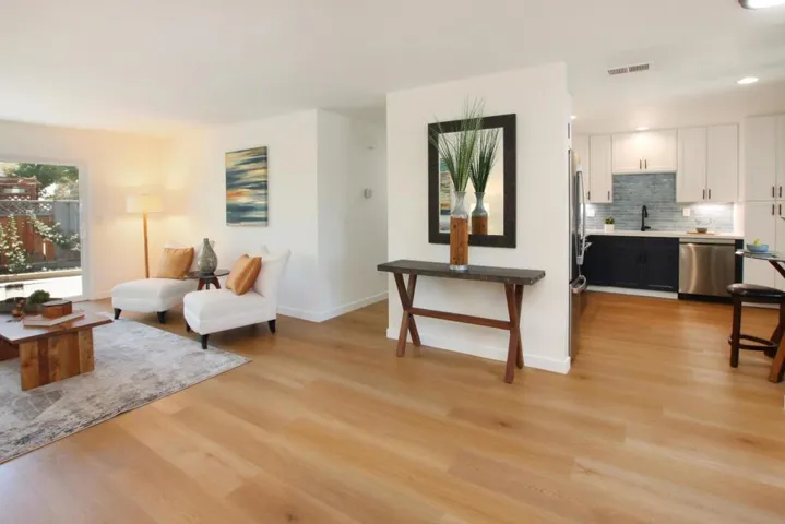 Living room to kitchen