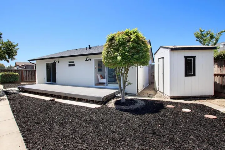 Backyard and shed