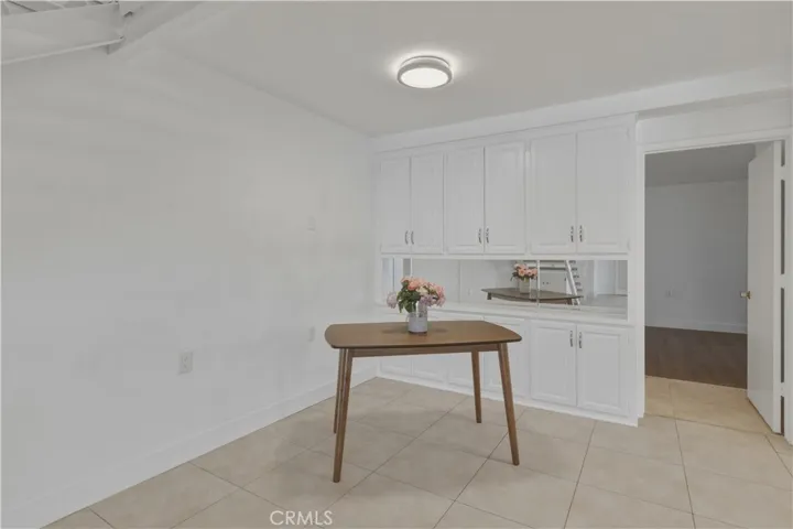 Dining area with storage