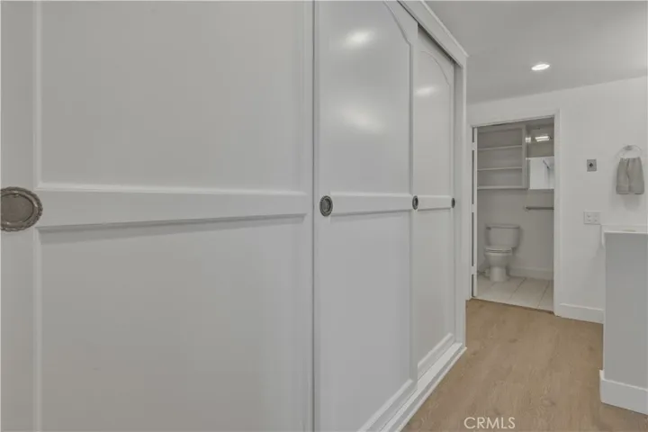 Abundant closet space