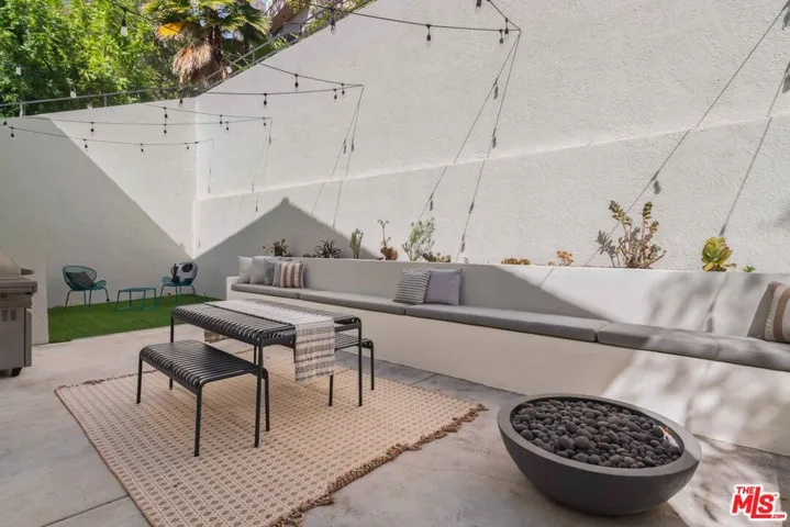 Backyard and Firepit