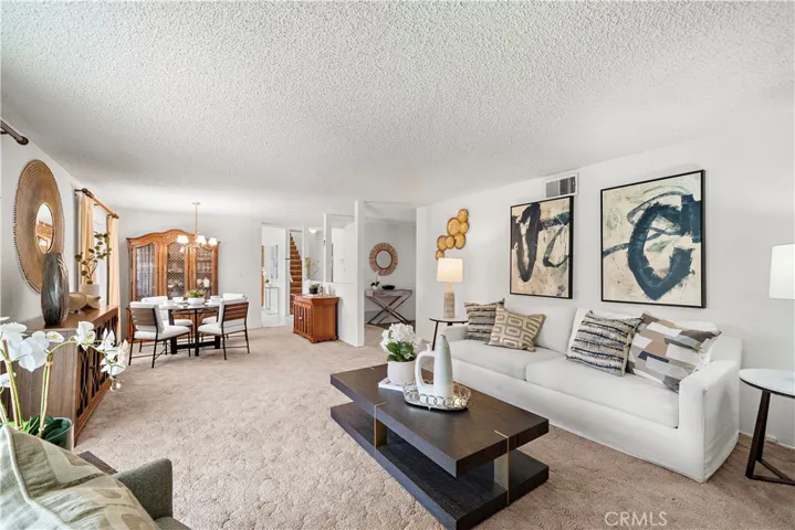 Living Room and Formal Dining Room