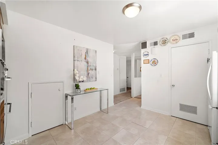 Door Opens to a Large Walk-In Pantry