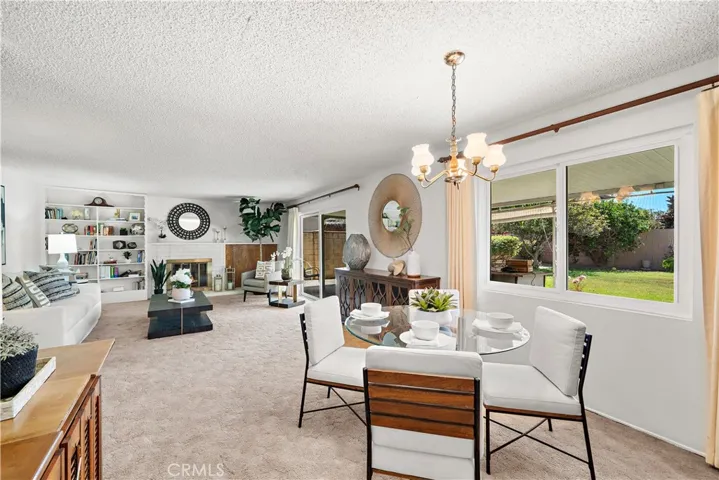 Dining Room is Open to the Living Room