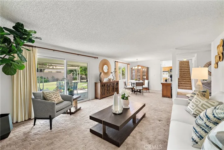 Living Room is Open to the Adjacent Formal Dining Room