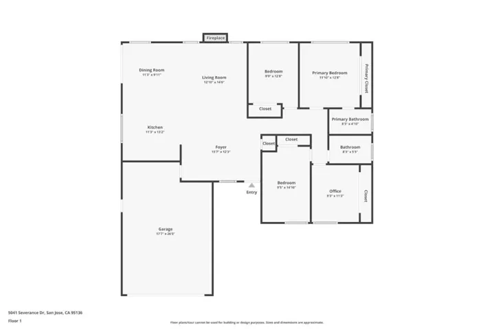 5041 Severance Drive, San Jose, California 95136