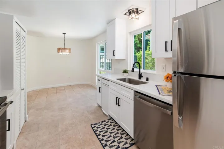 Remodeled kitchen with new appliances just completed