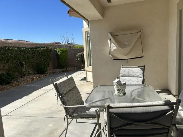 Patio with TV Patio with TV