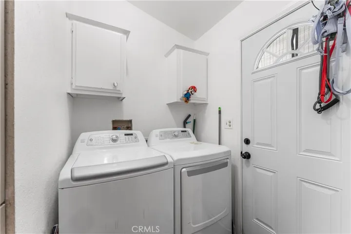 Laundry room. Door leads to backyard