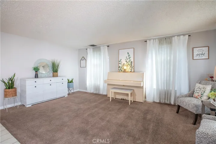 Living room with lots of natural light