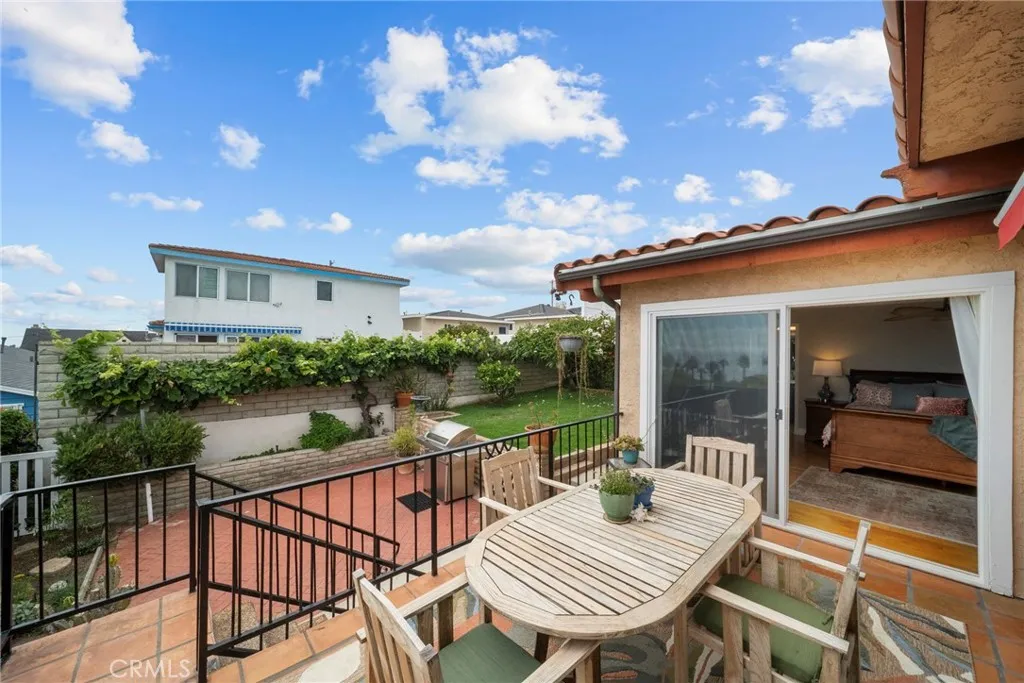 rear patio /  backyard
