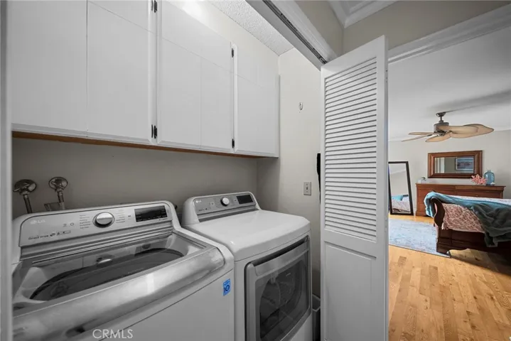 laundry closet upstairs hallway