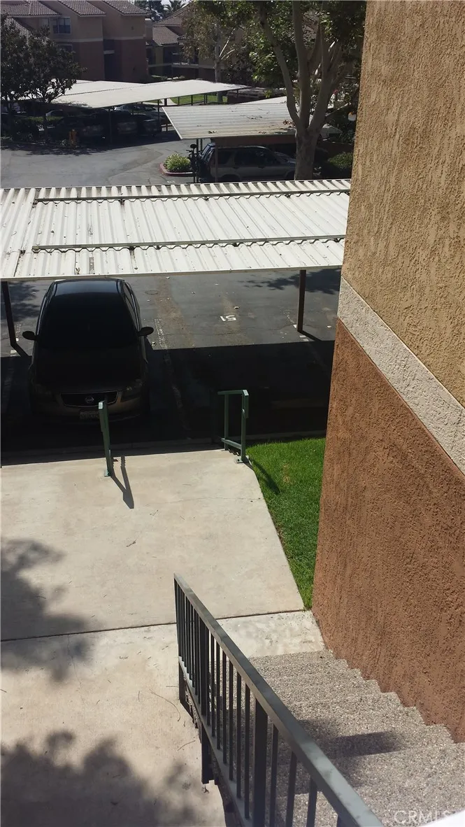 Entry to Covered Parking spot