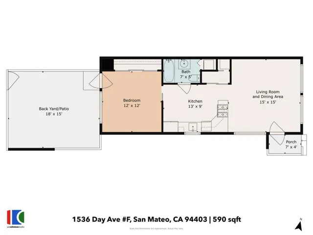 1536 Day Avenue F, San Mateo, California 94403