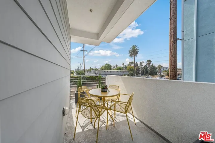 Balcony off living room