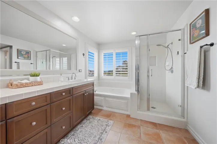 Primary Bath, Jetted Tub and Separate Shower