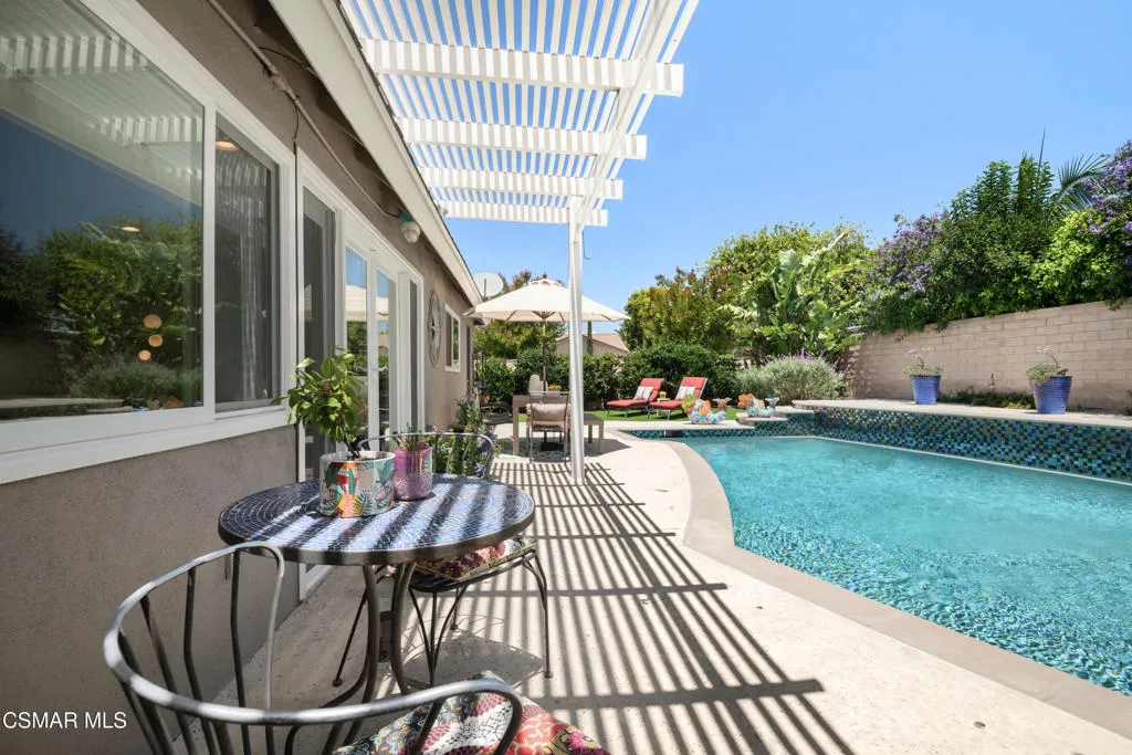 Backyard with Vinyl Concepts patio cover