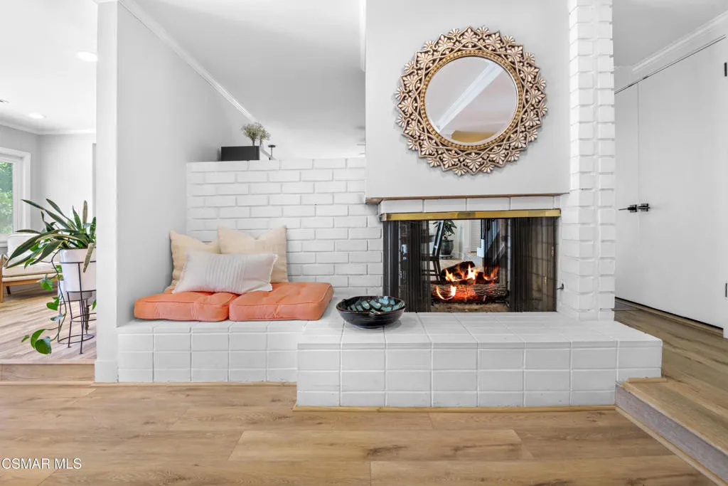 Two-Sided Fireplace