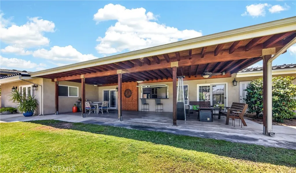 Covered patio