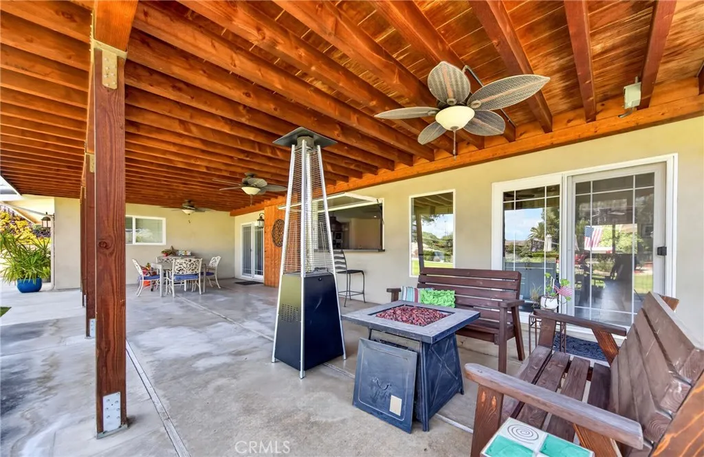 Covered patio