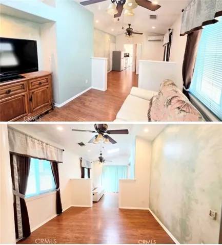 adu living and bed areas