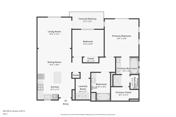 800 N 8th Street 101, San Jose, California 95112