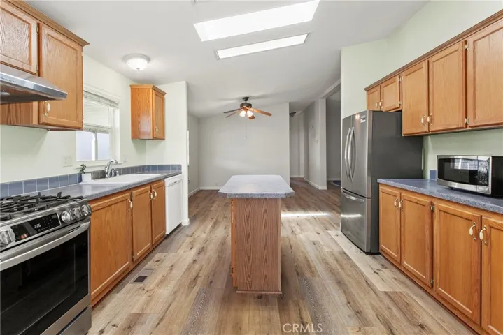 facing the dining room area