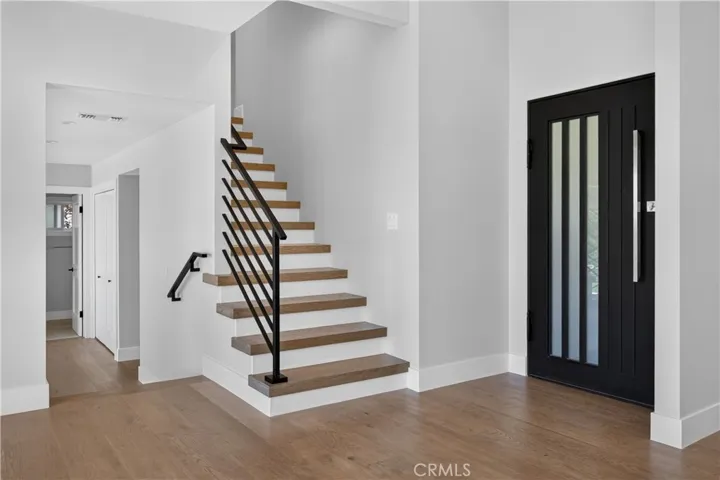Step down to the family room